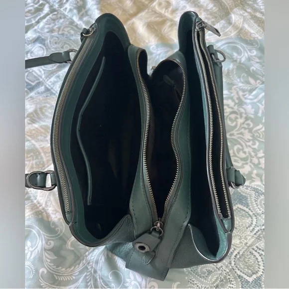 EUC Coach F57276 Brooklyn Carryall Leather Multiple Compartment Bag Purse - Picture 3 of 12